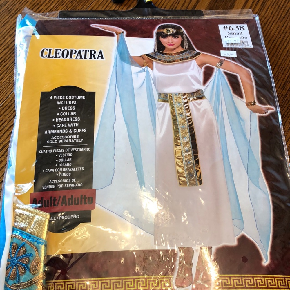 Cleopatra Egyptian Goddess Sexy Costume for Women! Small women’s size 2-4